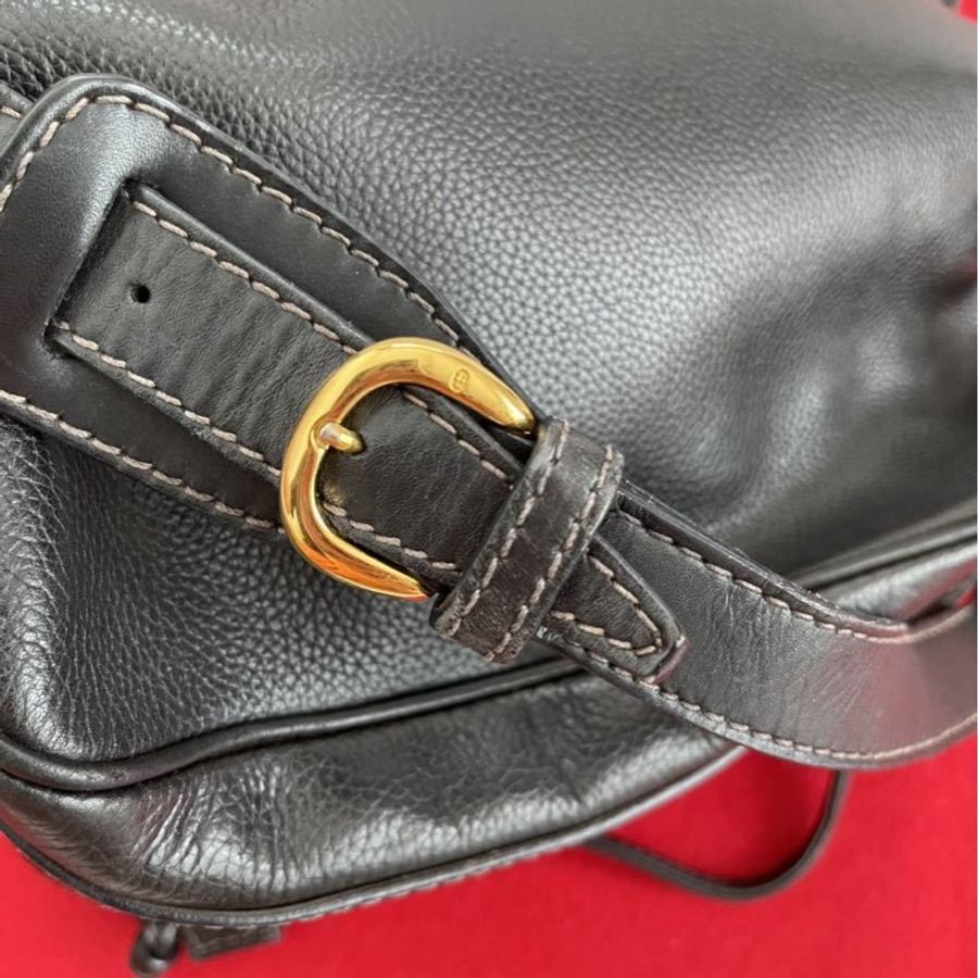 Gucci 黑色水桶包-6