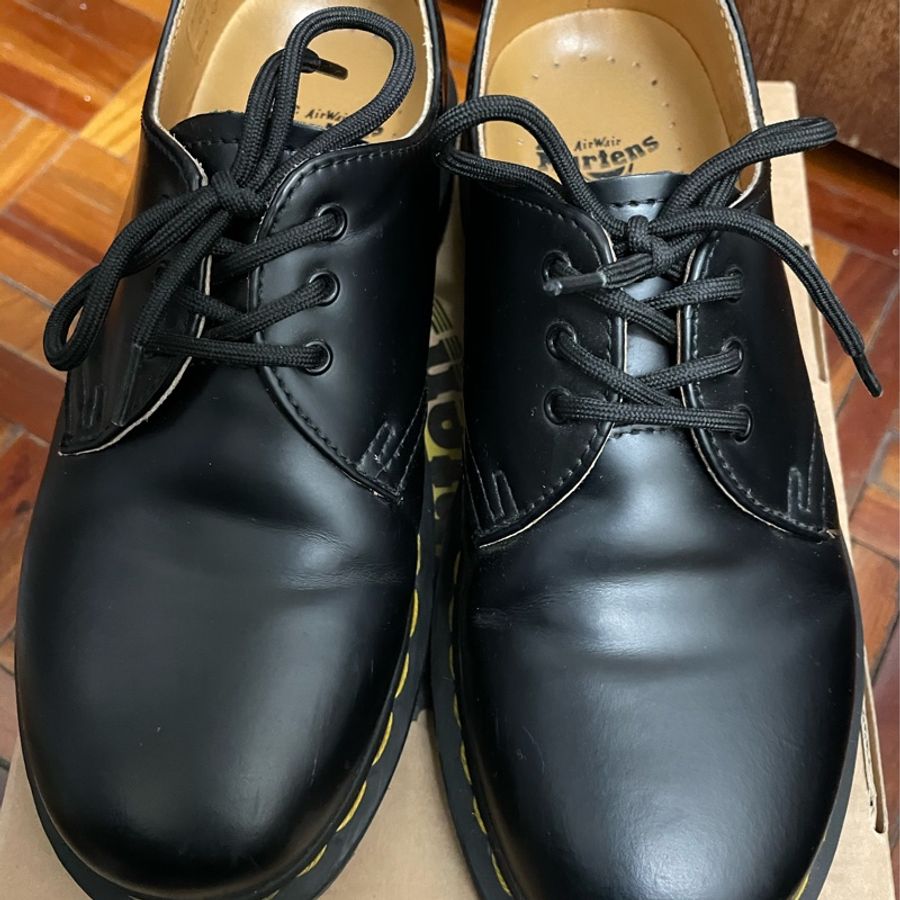Dr.Martens馬汀 1461三孔 UK4 八成新 付鞋盒-0