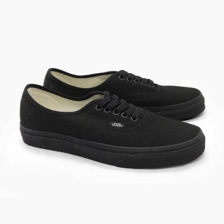 ✨現貨秒出✨VANS 全黑 經典款 滑板鞋 帆布鞋-0