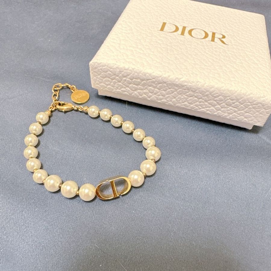 真品正品DIOR 30 MONTAIGNE 手鏈 珍珠 手鍊-0