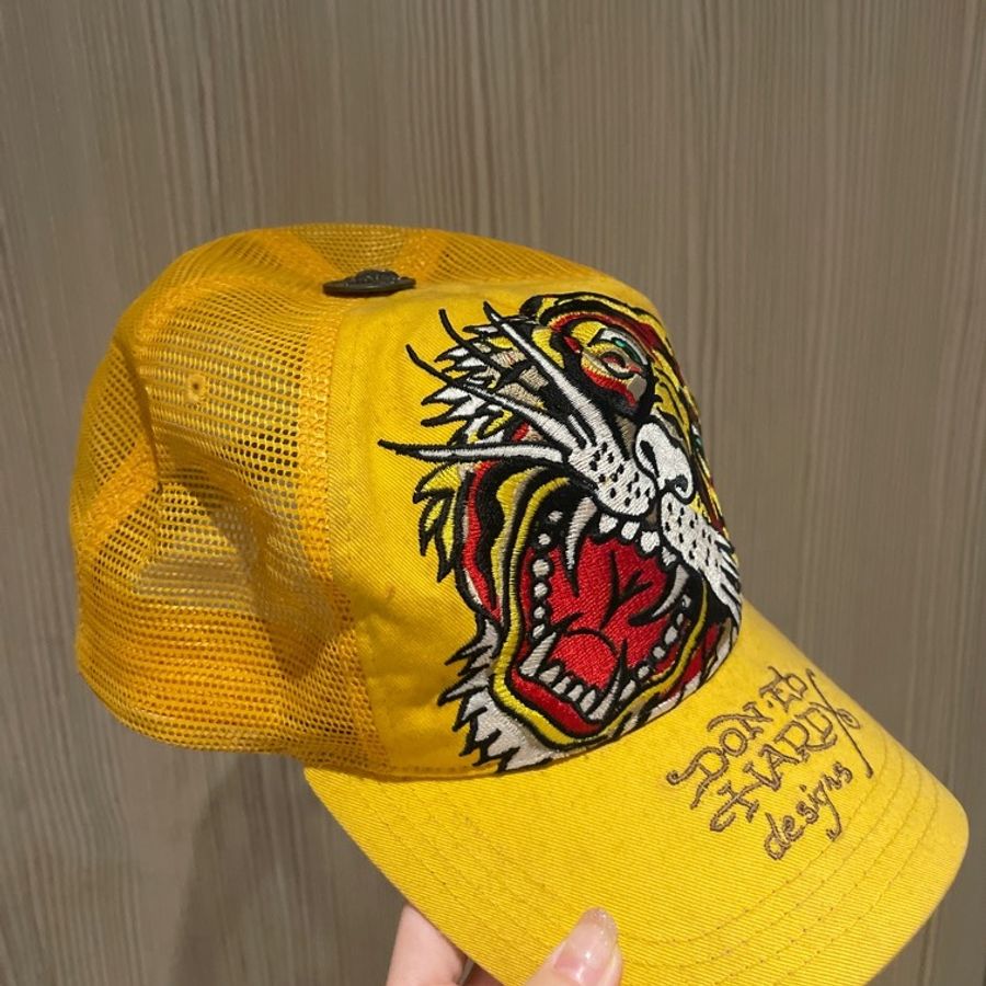 🐯經典刺繡潮牌ED Hardy虎頭網帽/已絕版-0