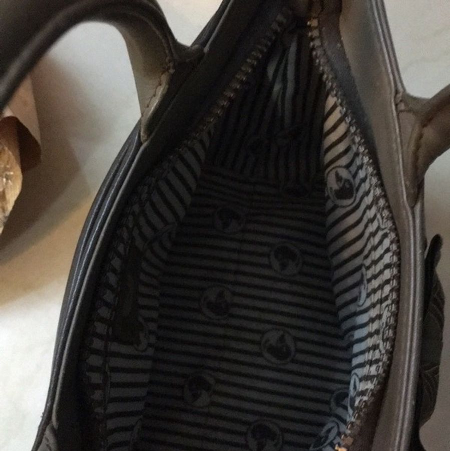 duck正品真皮絕版小托特包-3