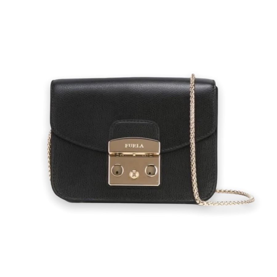 🍒FURLA ITALY 荔枝紋牛皮斜背/手拿包  2F111406-0