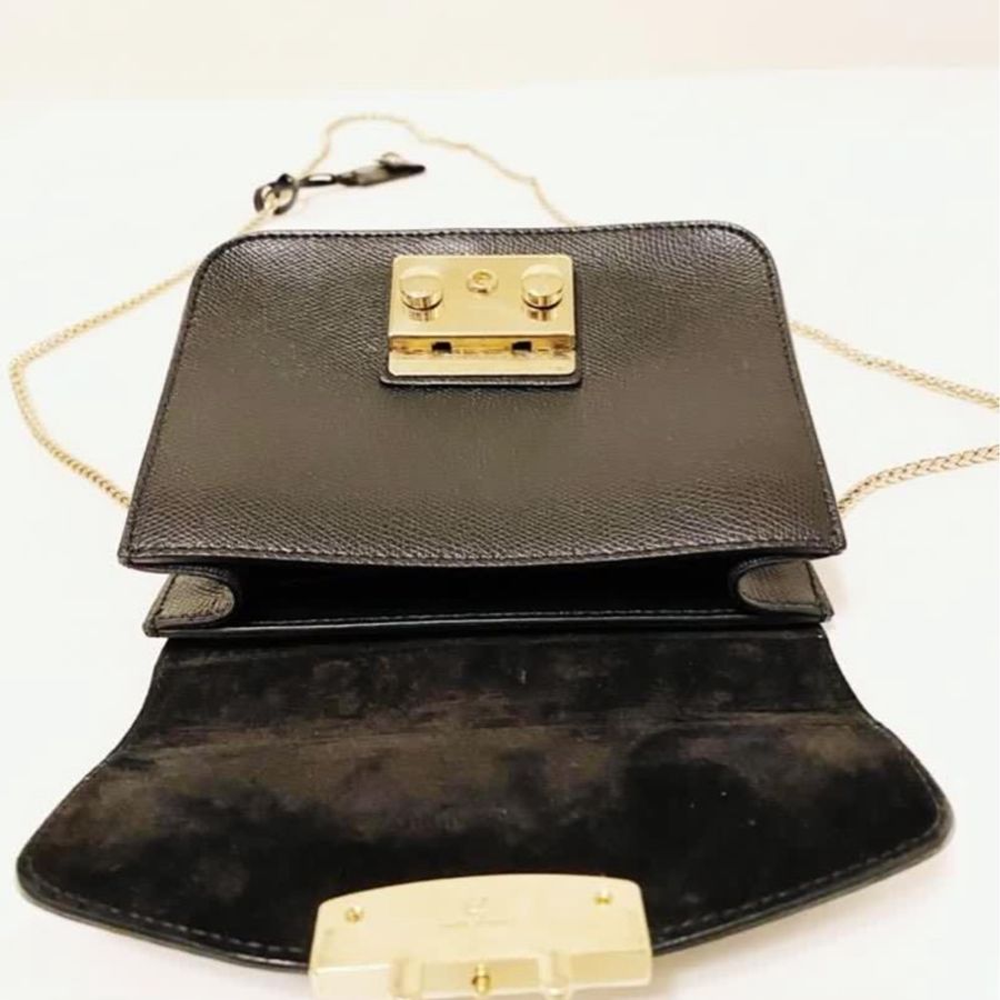 🍒FURLA ITALY 荔枝紋牛皮斜背/手拿包  2F111406-3