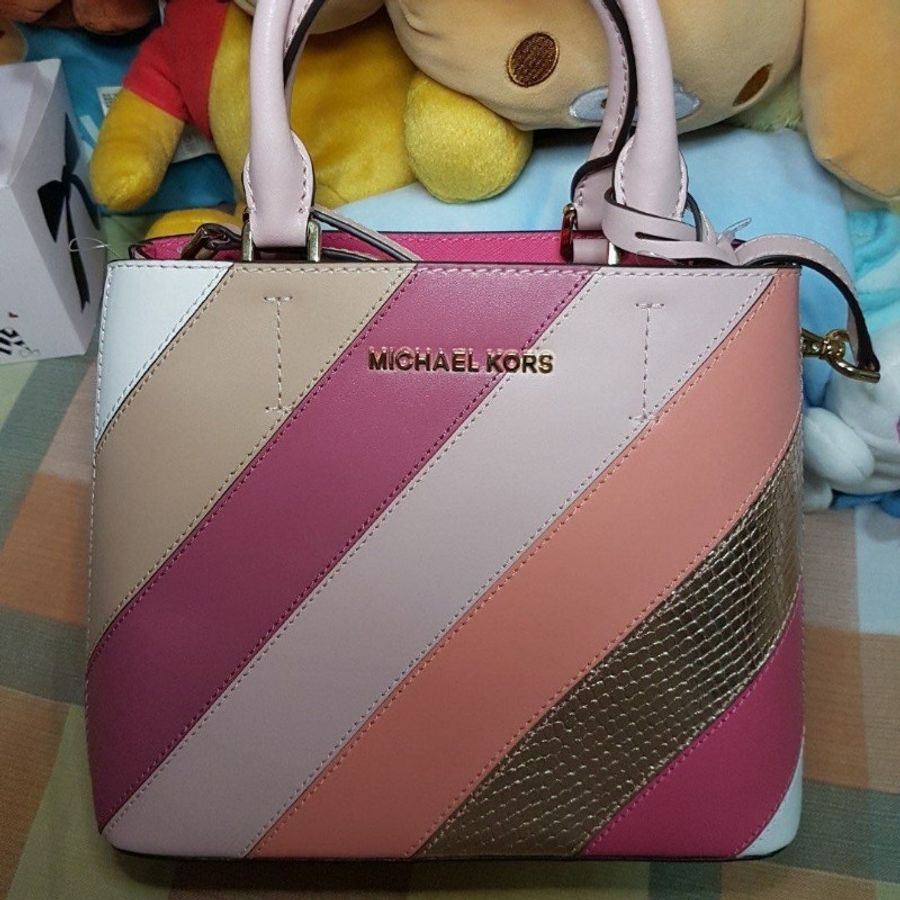 Michael Kors ADELE 側背手拿兩用鎖頭包-4