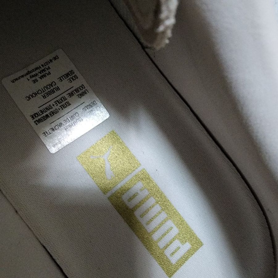 PUMA Utility Suede 米白 麂皮休閒鞋 24-2