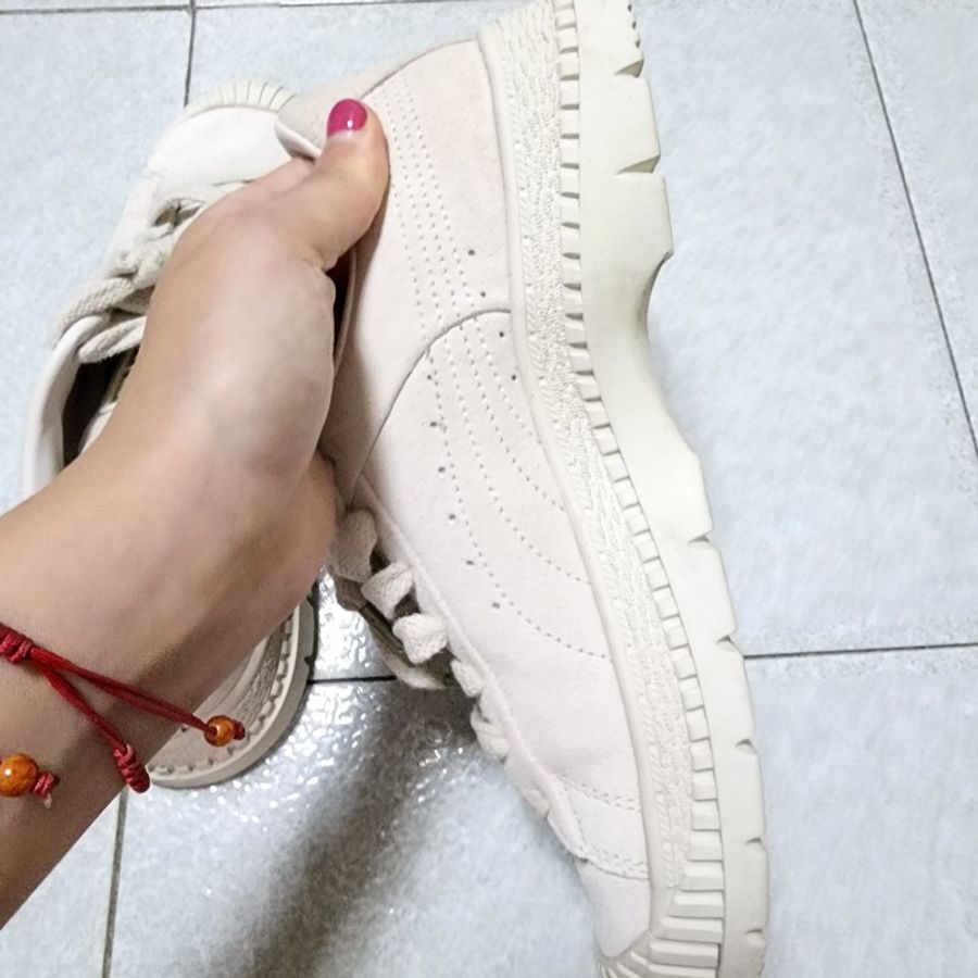 PUMA Utility Suede 米白 麂皮休閒鞋 24-6