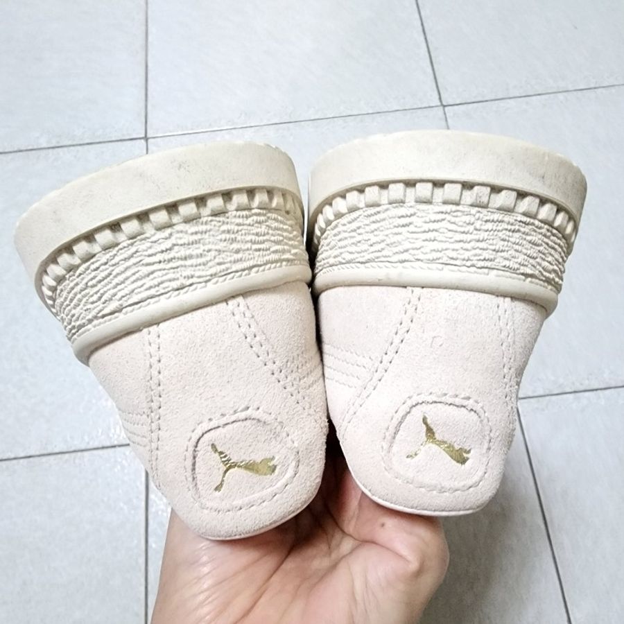 PUMA Utility Suede 米白 麂皮休閒鞋 24-8