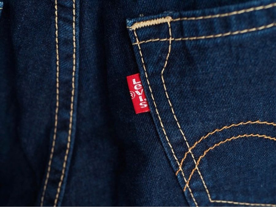 levis 901 / W30 暗夜深藍 男丹寧牛仔短褲 自改古著 vintage-3