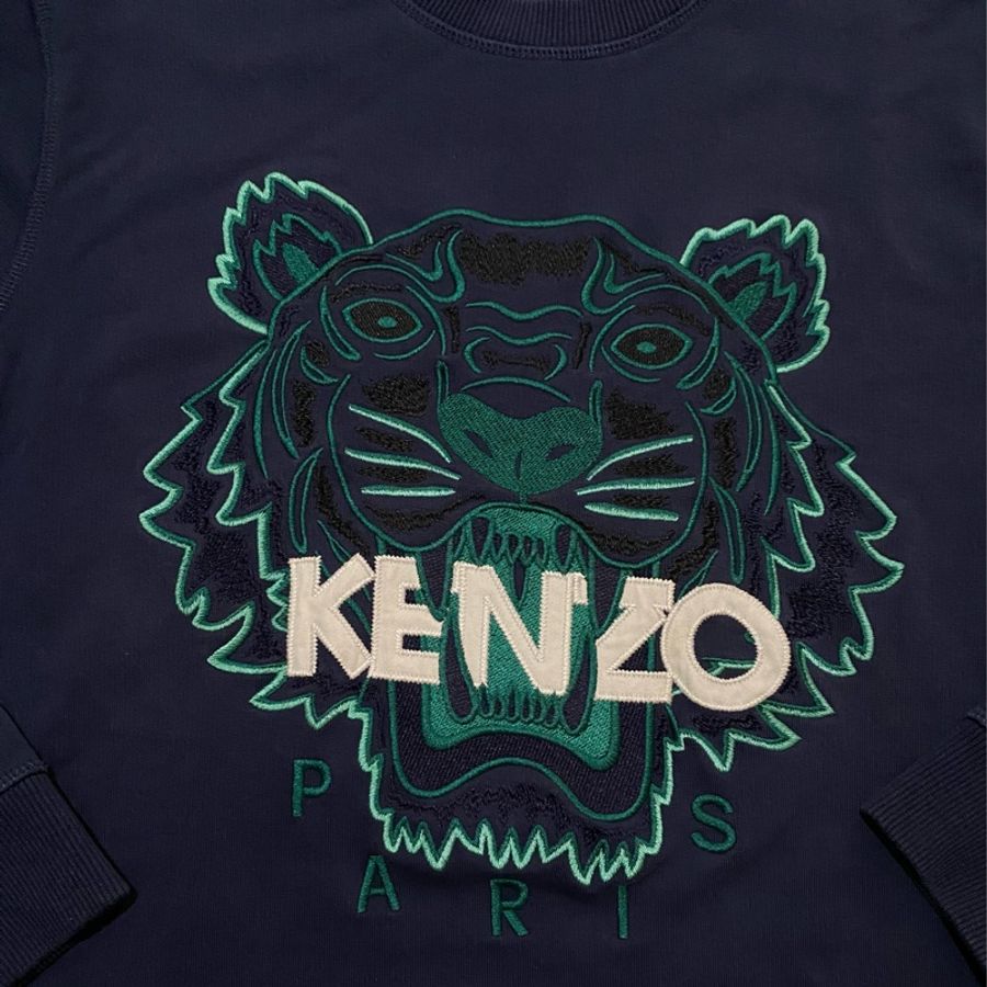 Kenzo 老虎頭刺繡圓領衛衣-6