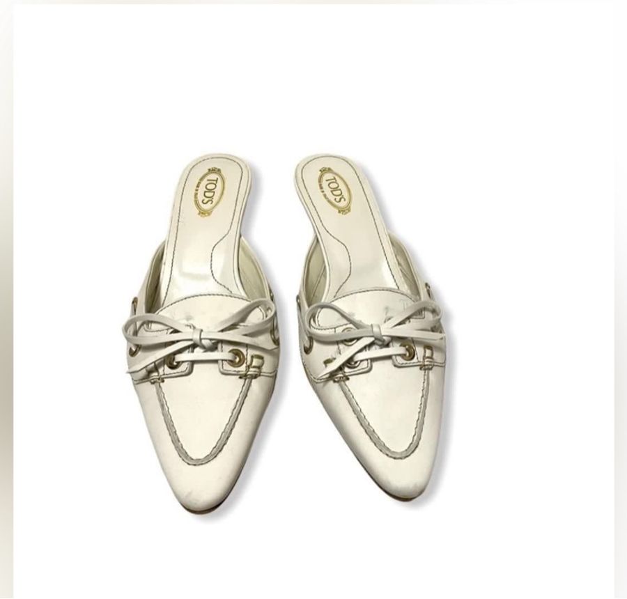🍒🍒TOD’S夏之白穆勒鞋 210502-2-0