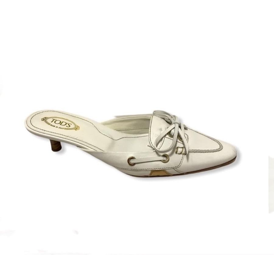 🍒🍒TOD’S夏之白穆勒鞋 210502-2-1