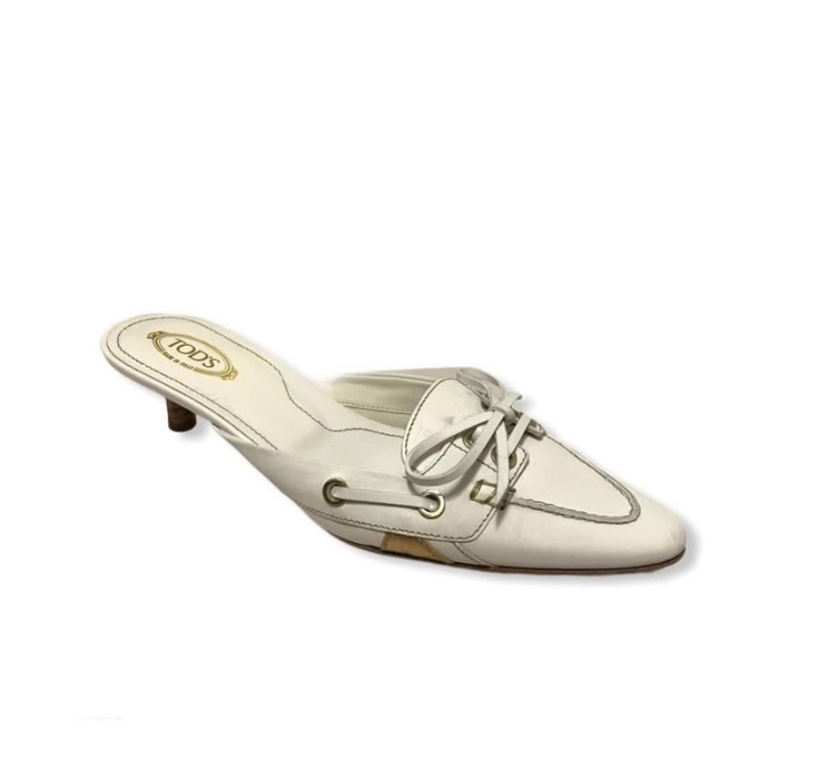 🍒🍒TOD’S夏之白穆勒鞋 210502-2-3
