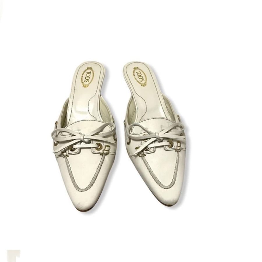 🍒🍒TOD’S夏之白穆勒鞋 210502-2-4