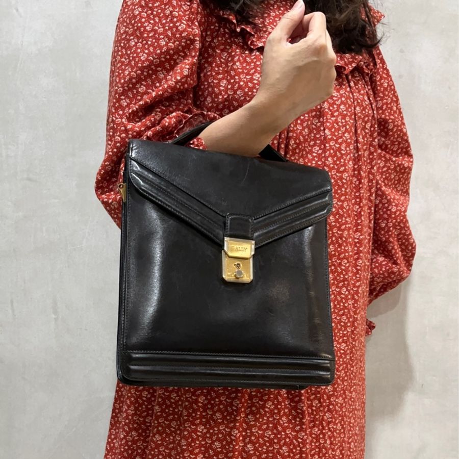 Bally vintage~公事包古董包~古著~ssvintage-9