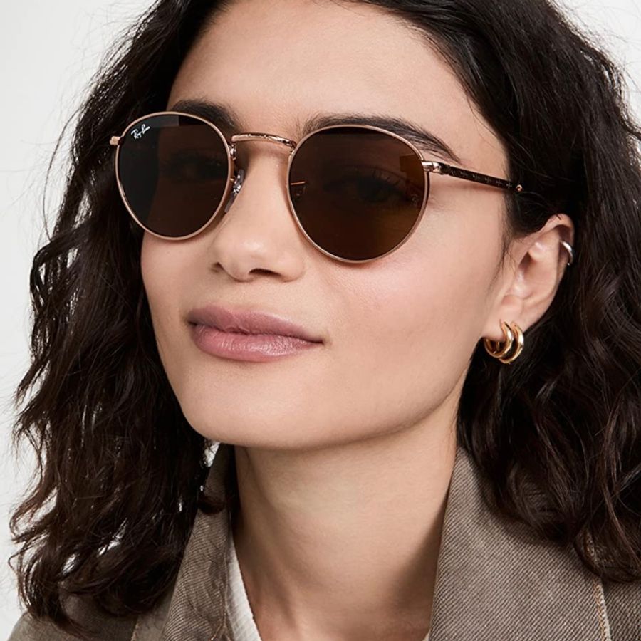 雷朋RayBan 復古圓框墨鏡 尺寸:47-2