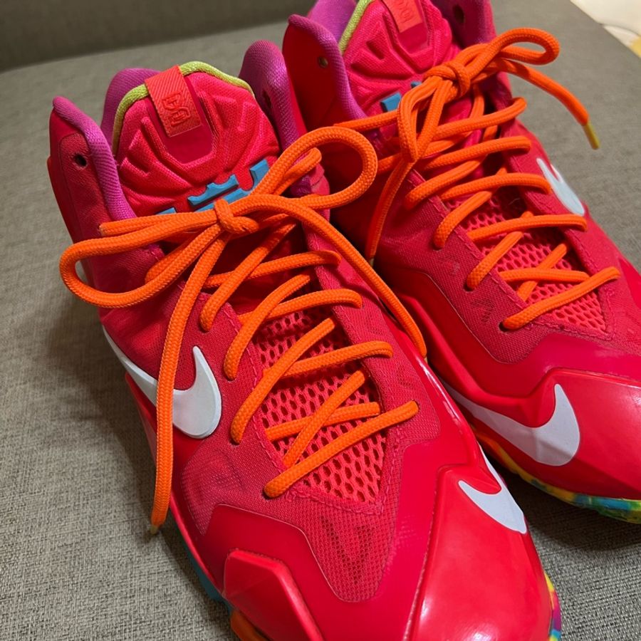 Nike LeBron 11 Fruity Pebbles ;23公分-3
