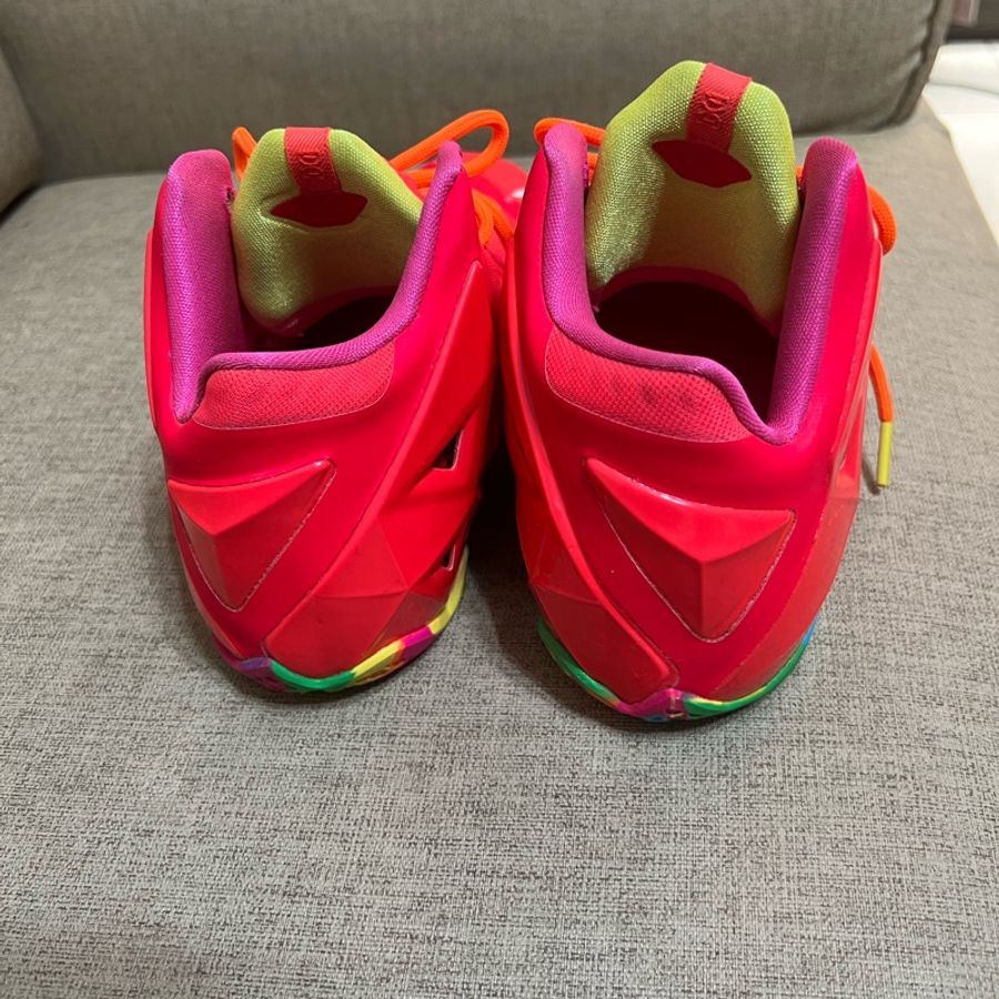Nike LeBron 11 Fruity Pebbles ;23公分-4