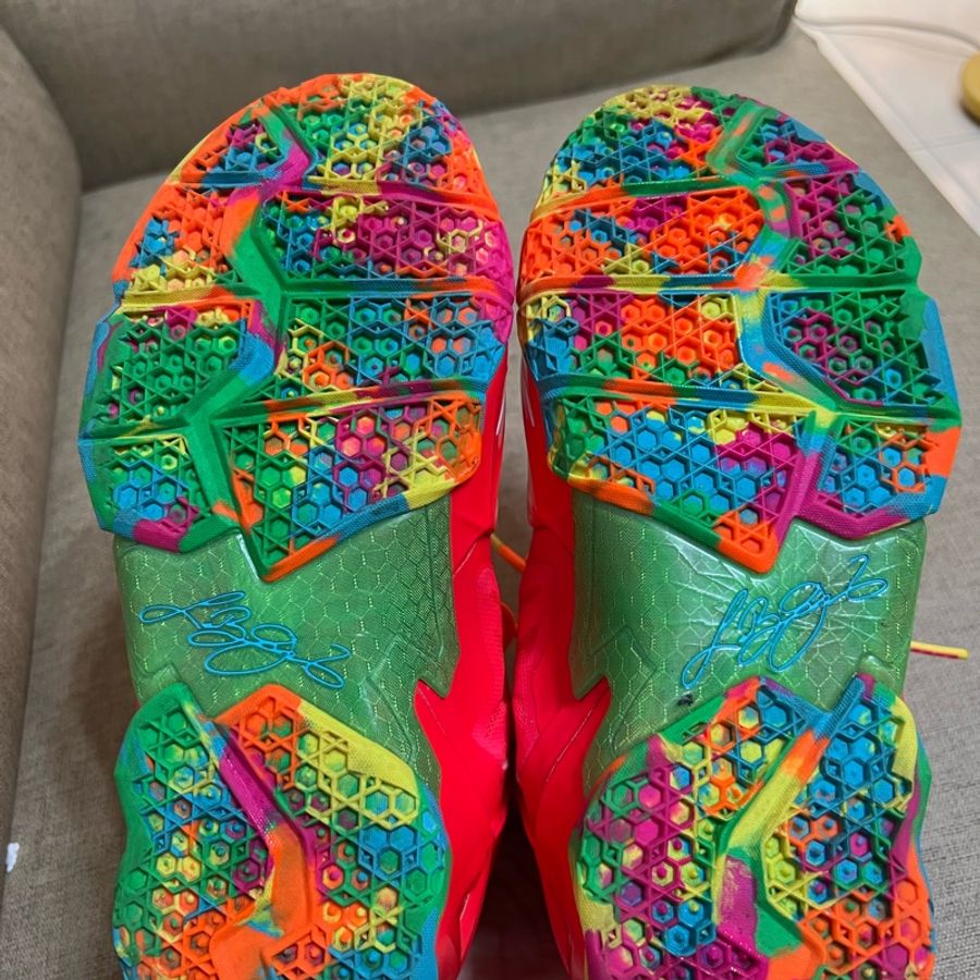 Nike LeBron 11 Fruity Pebbles ;23公分-5
