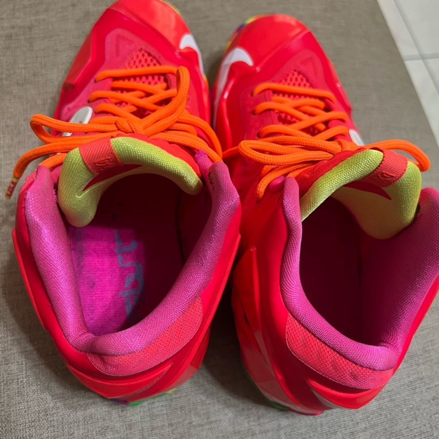 Nike LeBron 11 Fruity Pebbles ;23公分-6