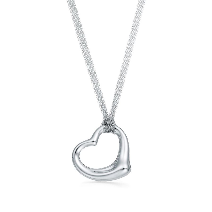 Tiffany &co Open Heart 鏤空心形鍊墜-1