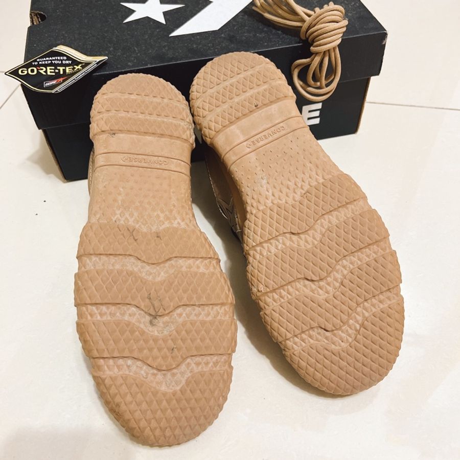 正版converse 防水膠底運動鞋one star MC18 X Gore-Tex 沙土 咖啡 162585C 女-6
