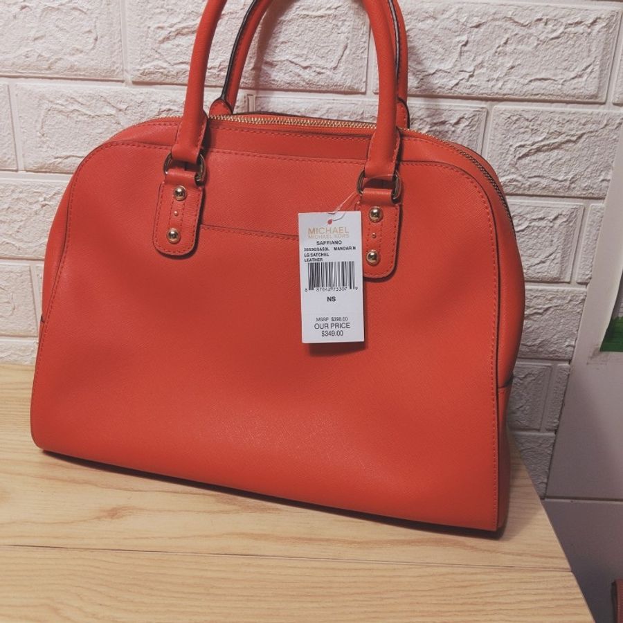 Michael kors MK大包 手提 肩背 側背 正紅色-1