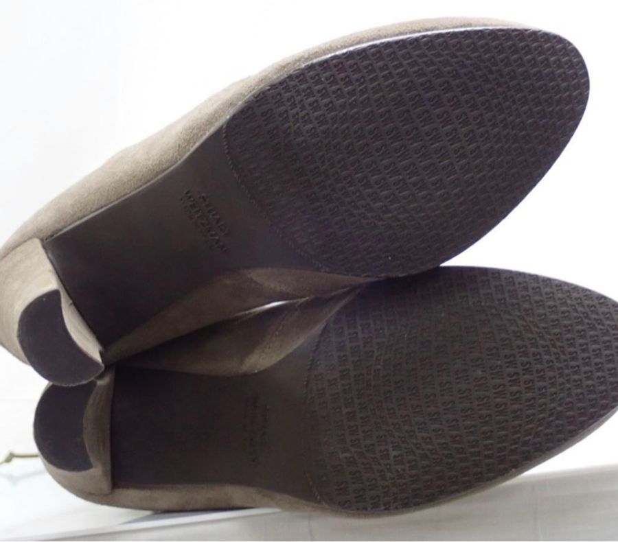 Stuart Weitzman 麂皮及膝高筒靴-4