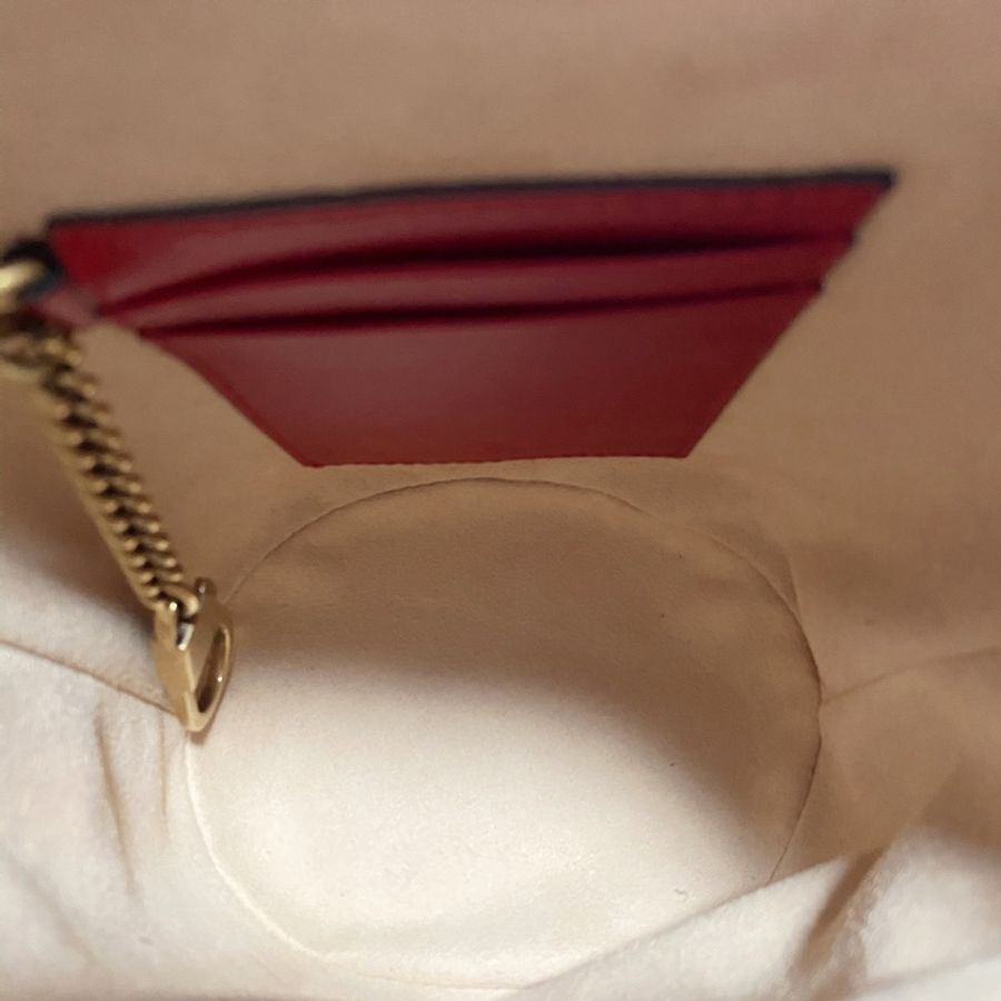 【GUCCI】經典GG Marmont 系列 小牛皮 迷你水桶包-4