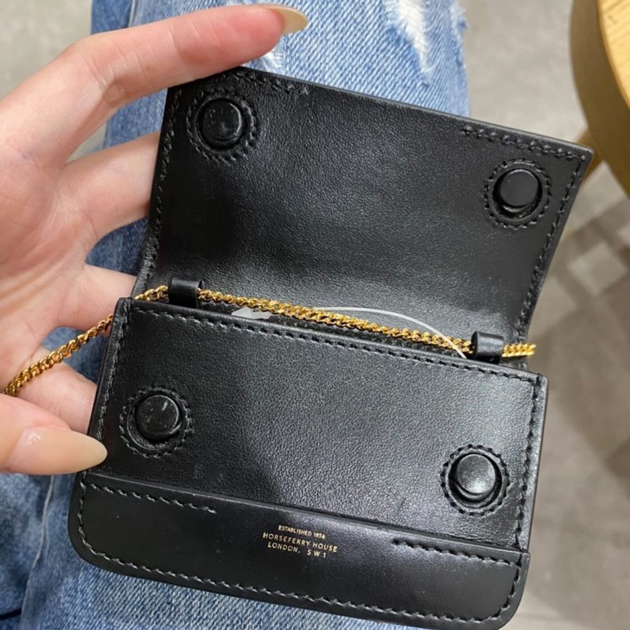 Burberry 小鏈包/卡夾/鏈可拆-5