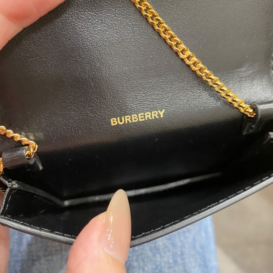Burberry 小鏈包/卡夾/鏈可拆-6