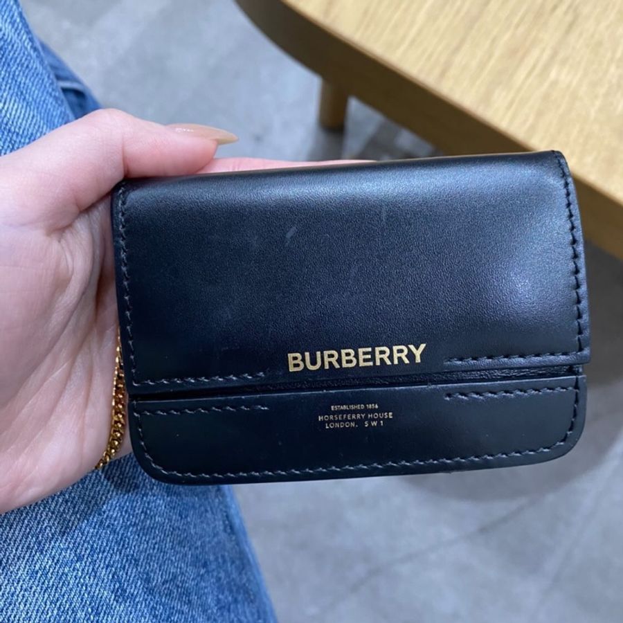 Burberry 小鏈包/卡夾/鏈可拆-8