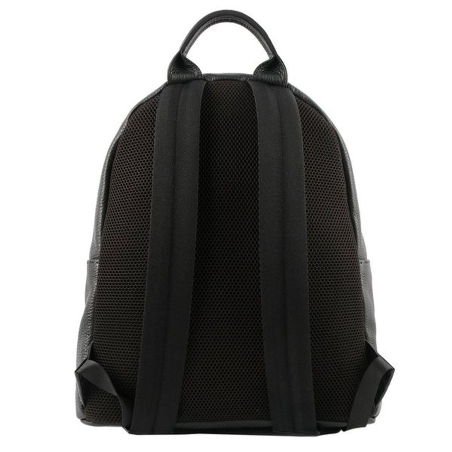 FENDI Bag Bugs 鱷魚皮怪獸眼睛牛皮後背包(黑色)_展示品 FVZ012 6E3 F0H95-3