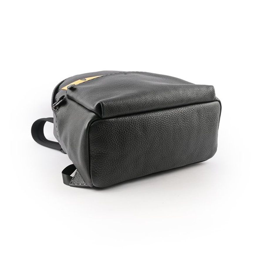 FENDI Bag Bugs 鱷魚皮怪獸眼睛牛皮後背包(黑色)_展示品 FVZ012 6E3 F0H95-5