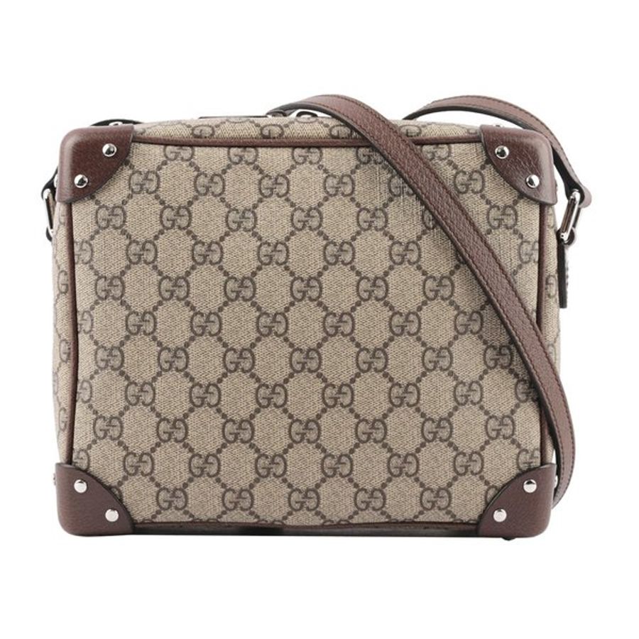 GUCCI GG LOGO方形箱包/斜背包(棕色)_展示品 626363 92TDN 8358-0
