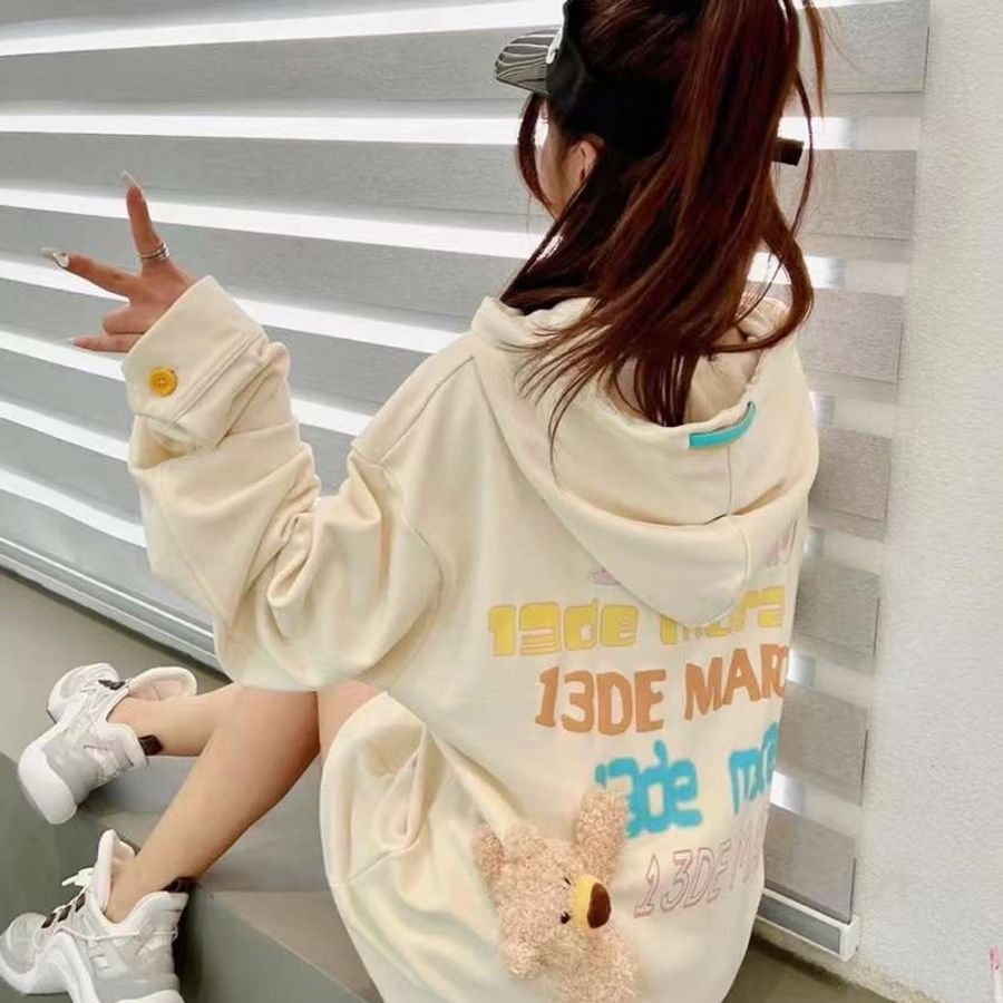 官方授權正品 13DE MARZO 小熊彩色標語帽t-4