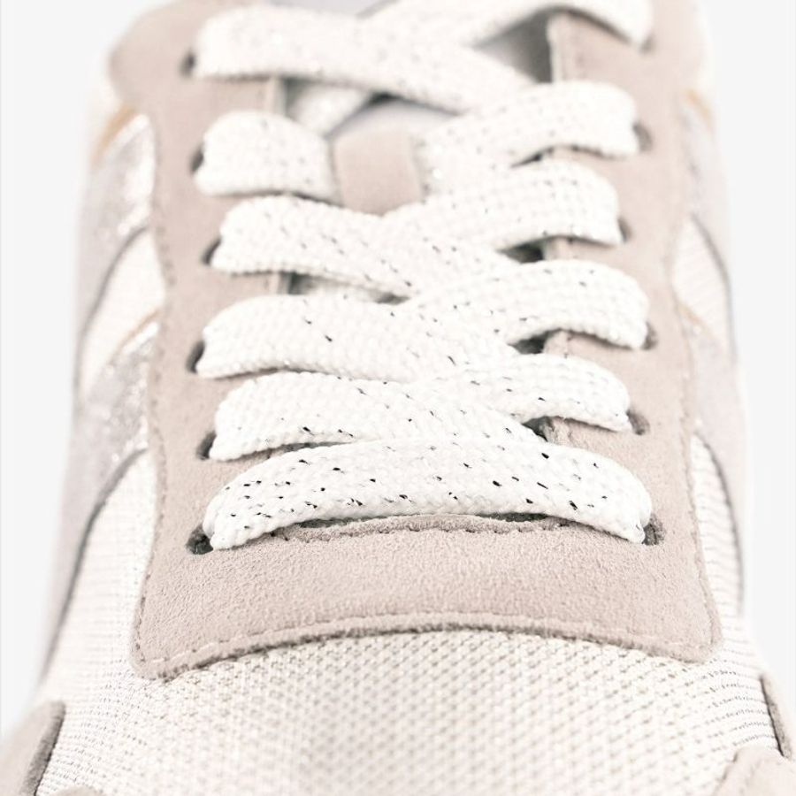 【全新品】Hogan Midi H222麂皮女運動鞋-灰-3