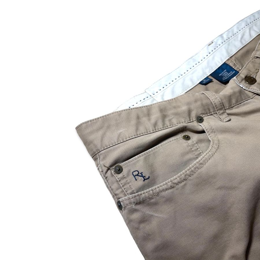 顛復古⚡️Polo Ralph Lauren 卡其色休閒長褲❤️男女皆可-3