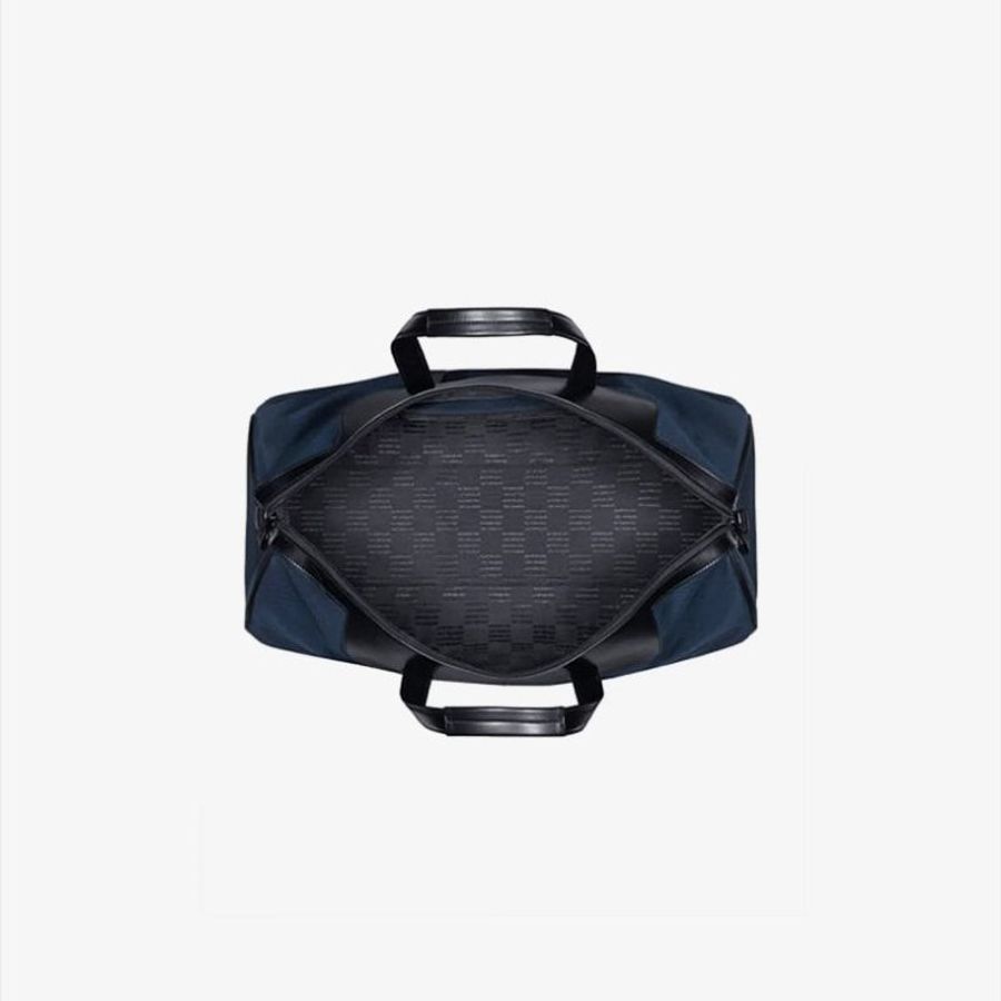 【全新品】MONTBLANC 夜航系列手提帆布行李包-深藍-1