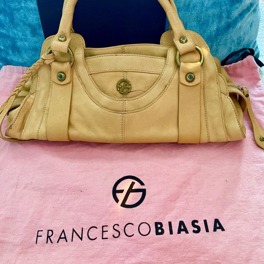 Francesco Biasia 義大利真皮手提/側背包-0