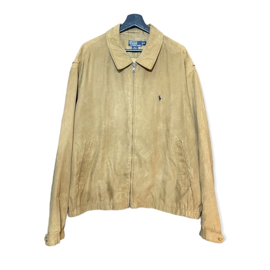 顛復古⚡️(remake) Polo Ralph Lauren 駝色麂皮藍馬外套❤️男女皆可-0