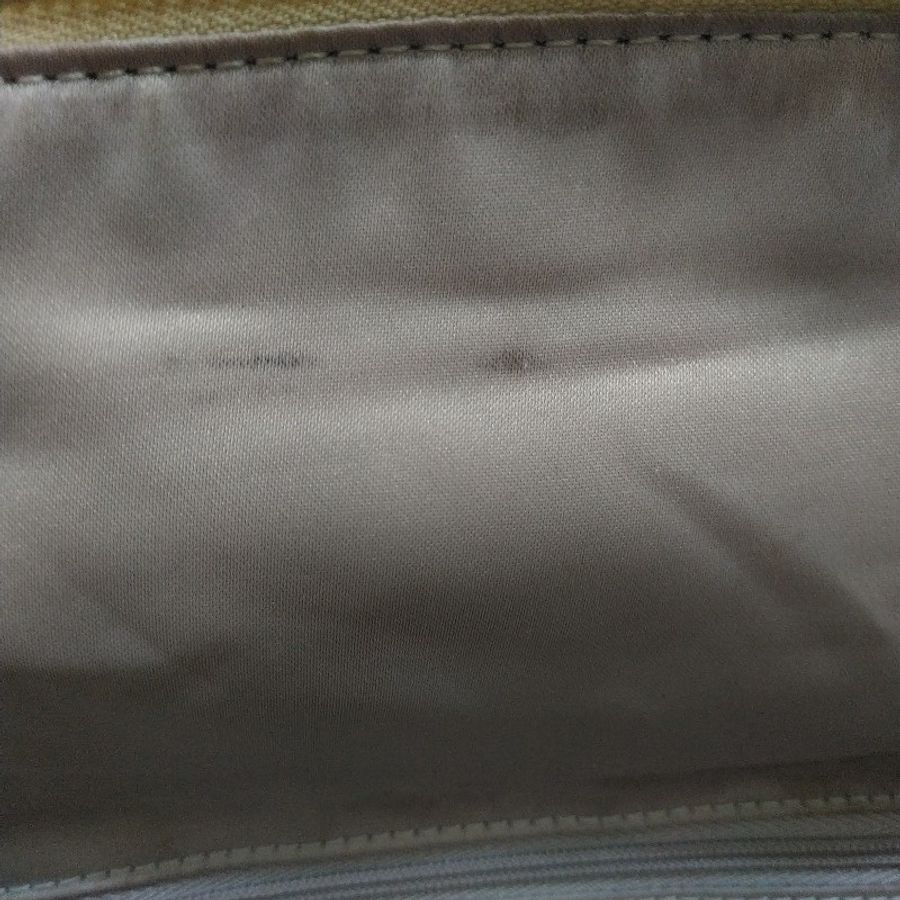 二手正品COACH金色大C變形兩用水餃包出清價-6