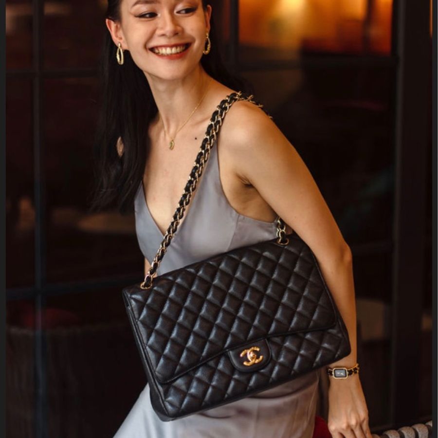 Chanel Classic Flap Maxi 貝嫂包-0