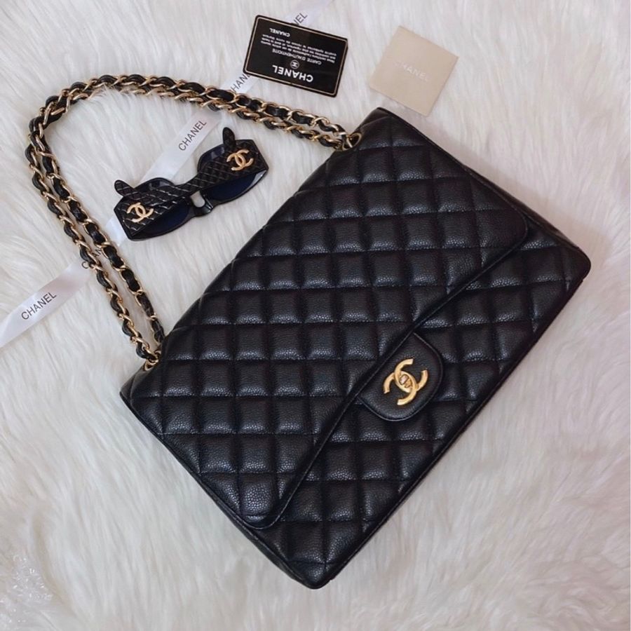 Chanel Classic Flap Maxi 貝嫂包-3