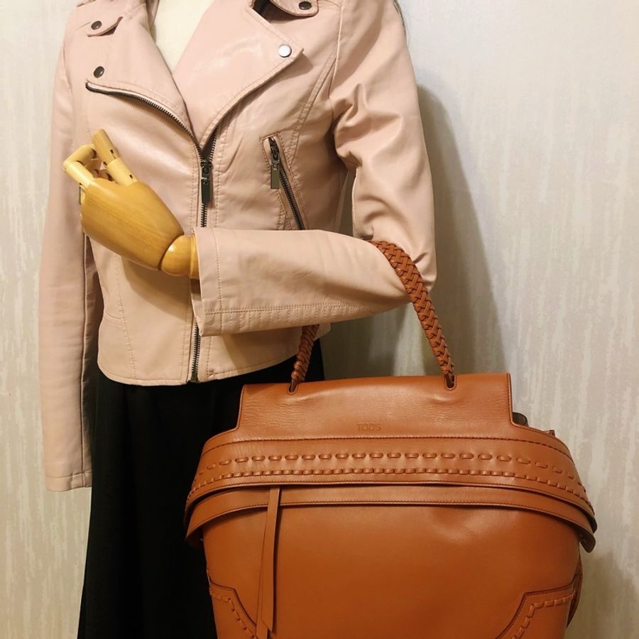 Tod’s Wave bag 特殊限量款 手提 肩背 斜背包 9.5成新-0