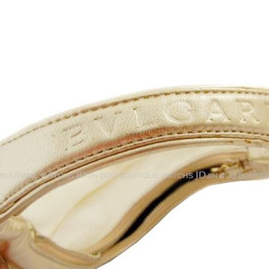 金鐸精品~0531 BVLGARI 寶格麗 特殊橢圓造型金色 手提包 肩背包-2