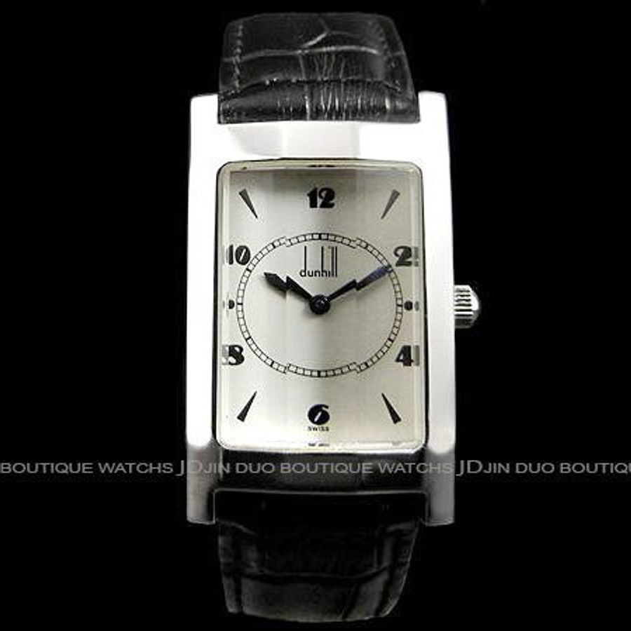 金鐸精品~W483 DUNHILL 登喜路 三切面系列 手動上鍊 中性腕錶-0