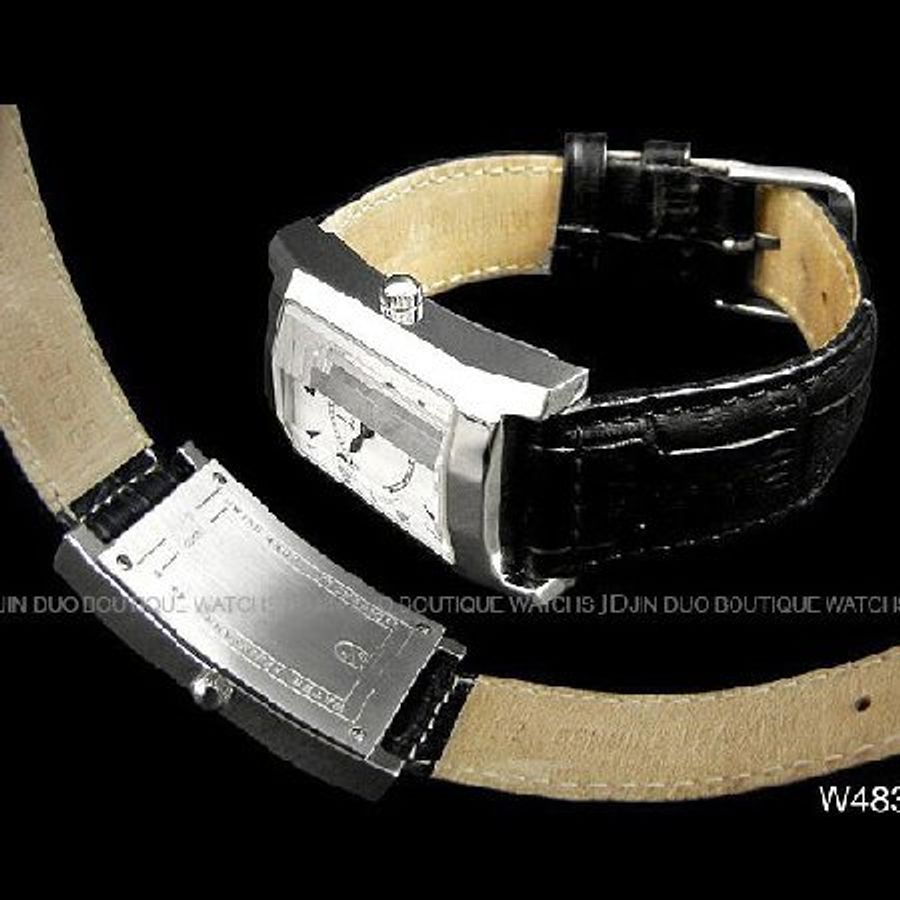 金鐸精品~W483 DUNHILL 登喜路 三切面系列 手動上鍊 中性腕錶-3