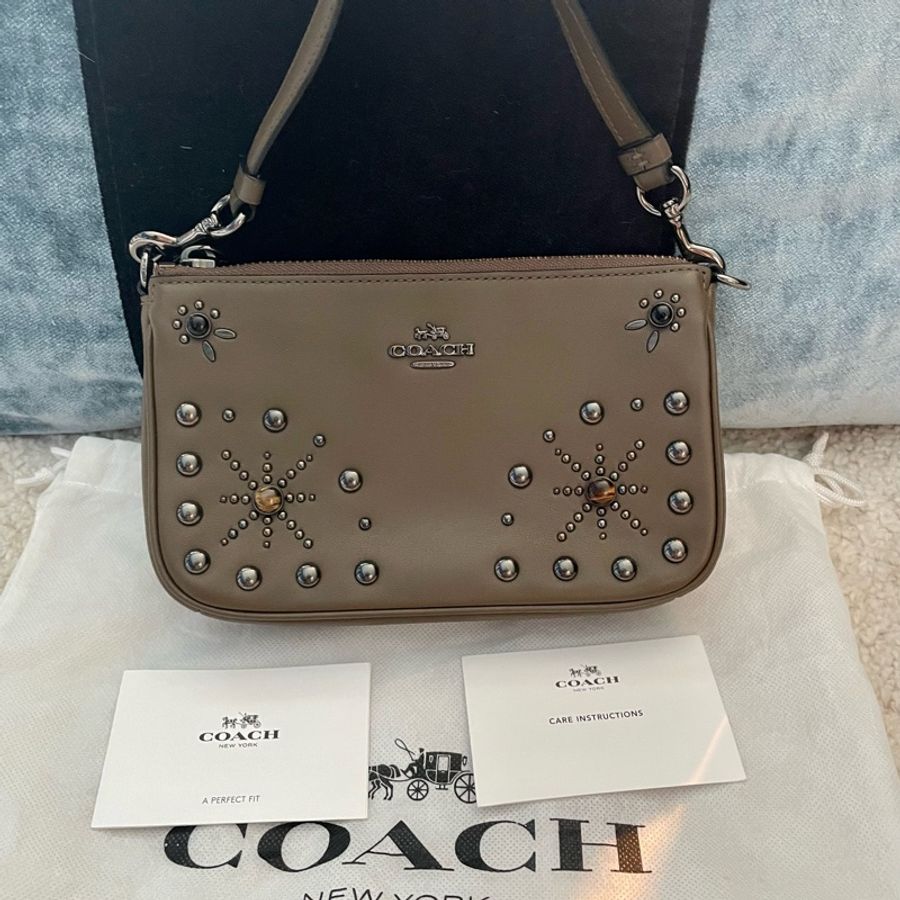 Coach 全新品，手腕/手提真皮包-4