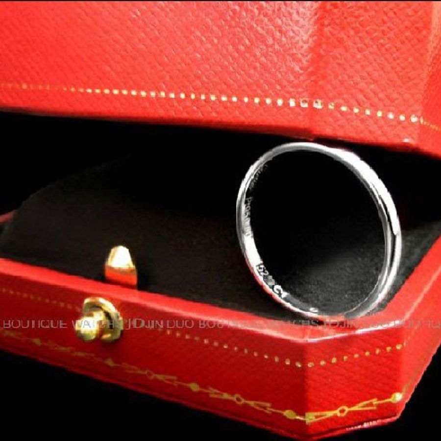 金鐸精品~C570 CARTIER 卡地亞 PT950 鉑金 經典婚戒 近全新品-2